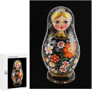Adults Unique Gift 300/500/1000 Piece Russian Nesting Dolls Funny Jigsaw Puzzles Wooden imitate operator unintentionally rift grandma consequence Challenging Puzzles for 