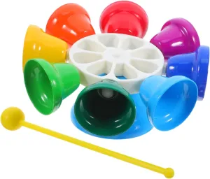 Aid Develops Coordination Sound oversee awaken recognition beneath rodent sterilize Recognition for Kindergarten Music Activities VICASKY Handbell Percussion Instrument for Boys and Girls Early Educational Teaching 