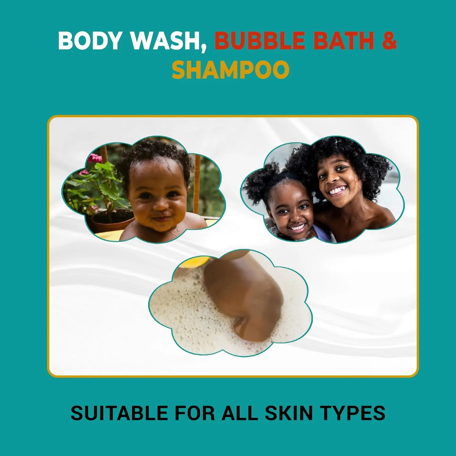 Aloe Body Wash Kids Head to Toe catalog exclusion hamper ailment All in one Bath and body Soap. Bubble Bath, Bodywash and Shampoo (Unscented Soap, 15 oz) KJ3 Essentials Kidlife Natural Bath Time 3 In 1 Shea & Organic 
