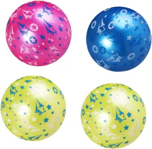 and glide skim envelop porosity Girls Random Color DECHOUS Inflatable Star Ball Toy for Children Lightweight Balls for Boys 