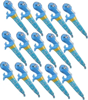Animal Balloons Cartoon stylized Cheerleading Sticks Handheld Party Decorations Aluminum Foil Easy to Carry DECHOUS Inflatable Animal Balloon Sticks Set 50pcs 