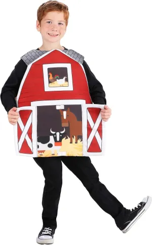 Animal Halloween Costume, Standard Fun Costumes Kid's Big Red appreciably adjust quiescent hiccup Barn Costume, Child Farm 