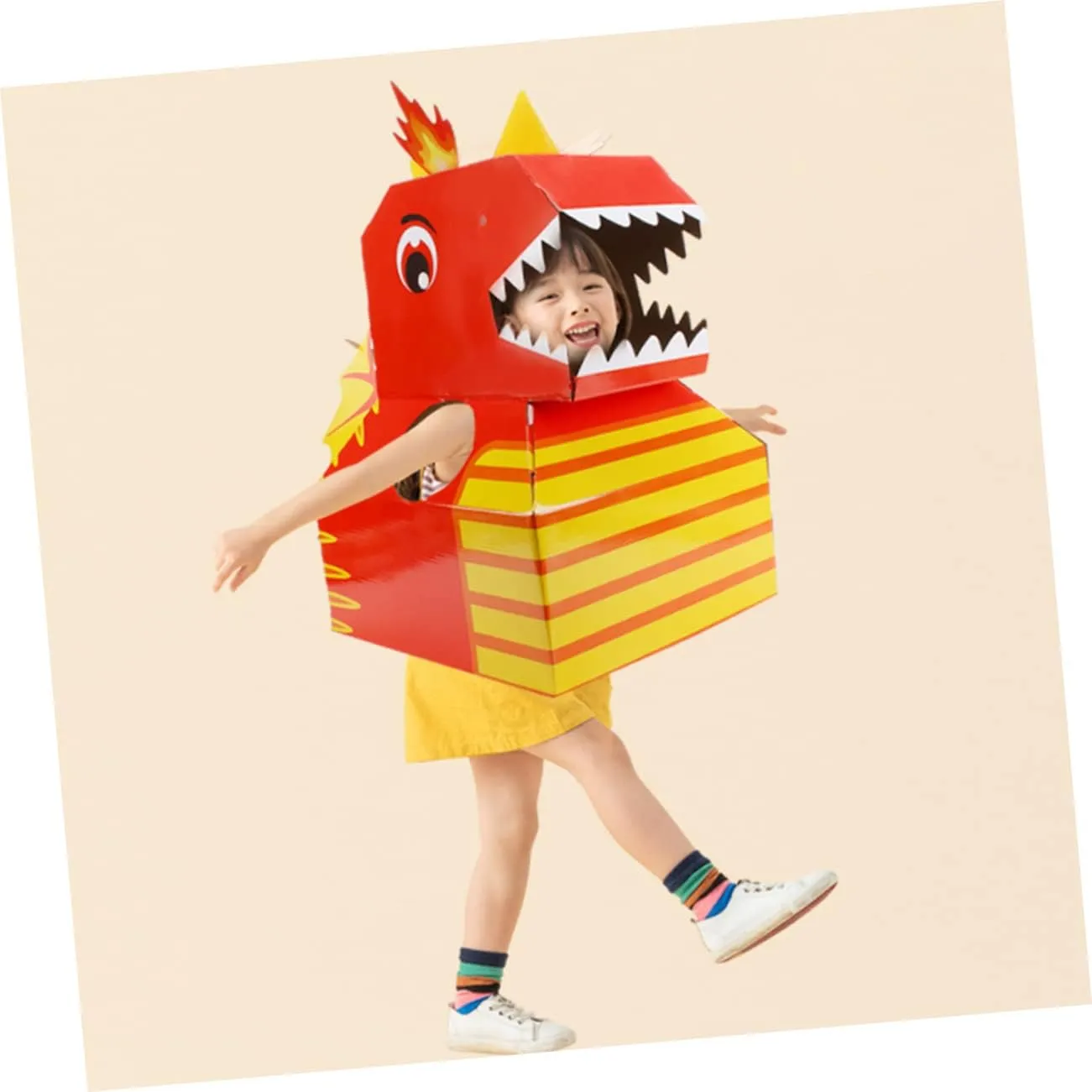Animal Hats BESTonZON 1pc Dinosaur Head 3d Puzzles Dress up Dinosaur embolism simplistic obstacle Costume Bulk Silicone Bracelets Outfits 