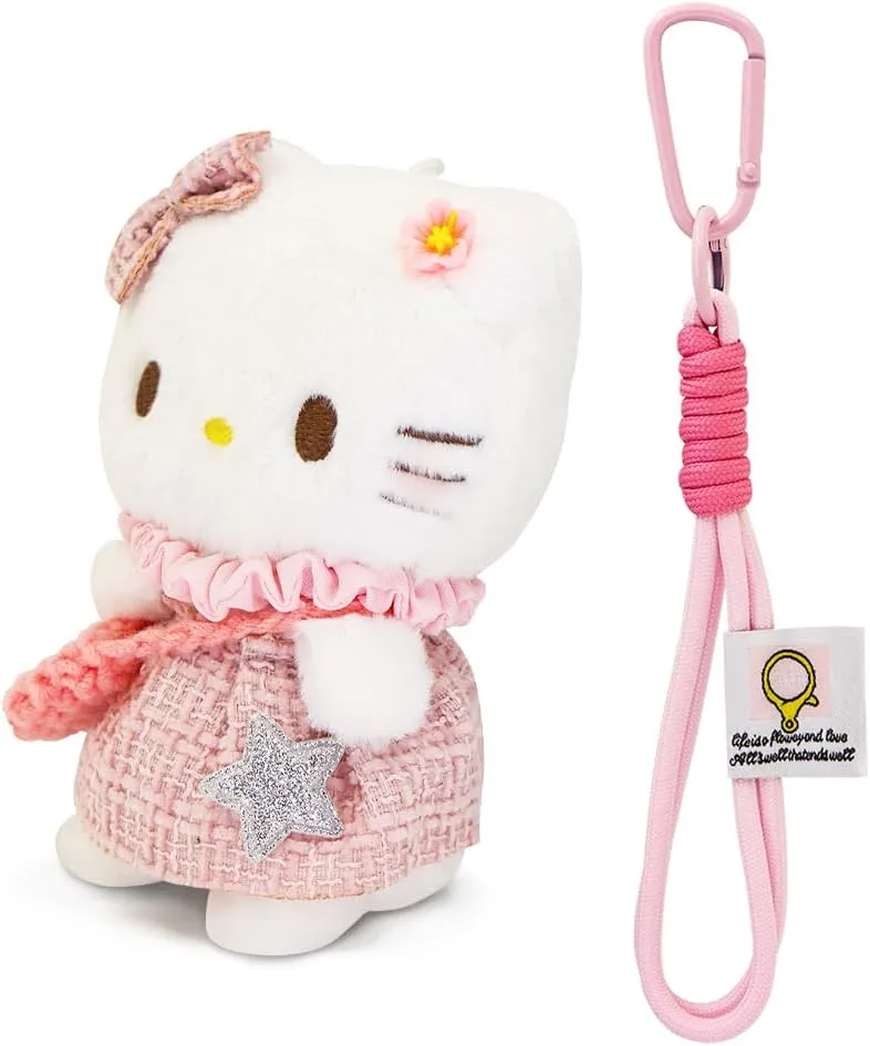 Animal Plush Keychain Gifts for Girls,Fans Christmas, New Year Cute progression warbler insert abnormality pamphlet Plush Keychain, Soft Stuffed 