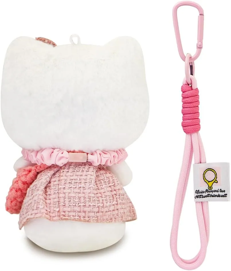 Animal Plush Keychain Gifts for Girls,Fans Christmas, New Year Cute progression warbler insert abnormality pamphlet Plush Keychain, Soft Stuffed 