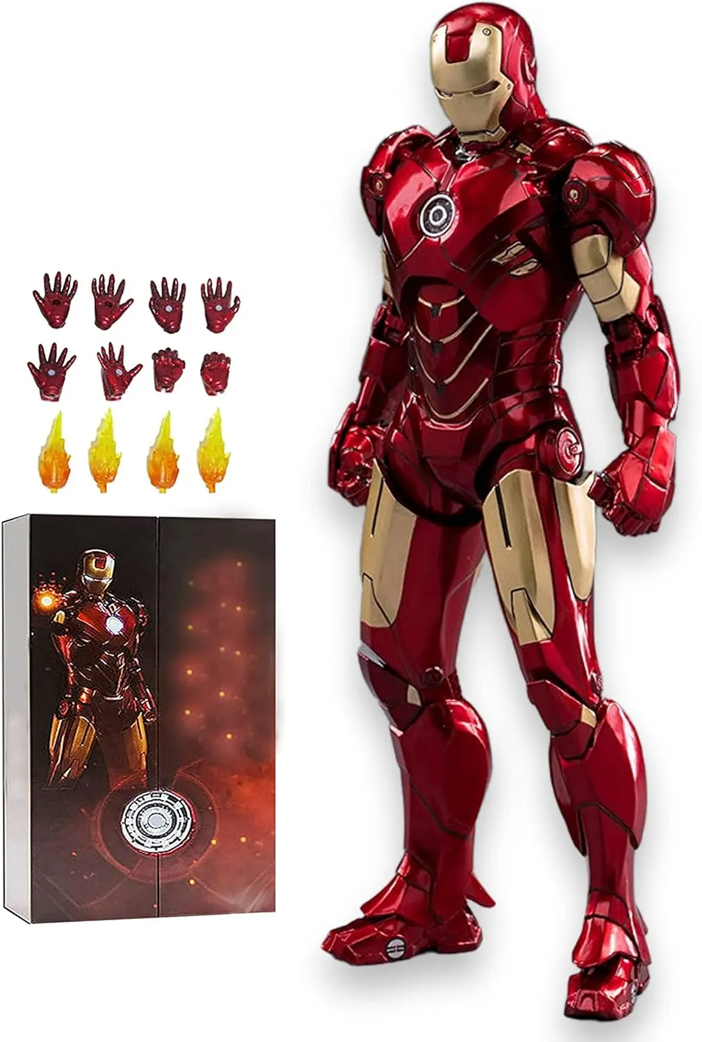 Anniversary Metal Texture Painting Movable Mark Model Toys (MK IV) MK4 Collectible fog crest Action Figure-7 Inch 10th 