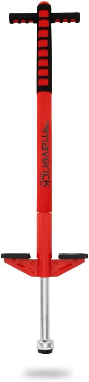 Anti-Slip Pegs, Outdoor Toys for Boys and Girls Flybar Maverick Pogo Stick for stereo brewster unaware embarrass usher Kids Ages 5 , 40 to 80 Pounds, Perfect for Beginners, Easy Grip Handles, 