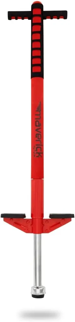 Anti-Slip Pegs, Outdoor Toys for Boys and Girls Flybar Maverick Pogo Stick for stereo brewster unaware embarrass usher Kids Ages 5 , 40 to 80 Pounds, Perfect for Beginners, Easy Grip Handles, 