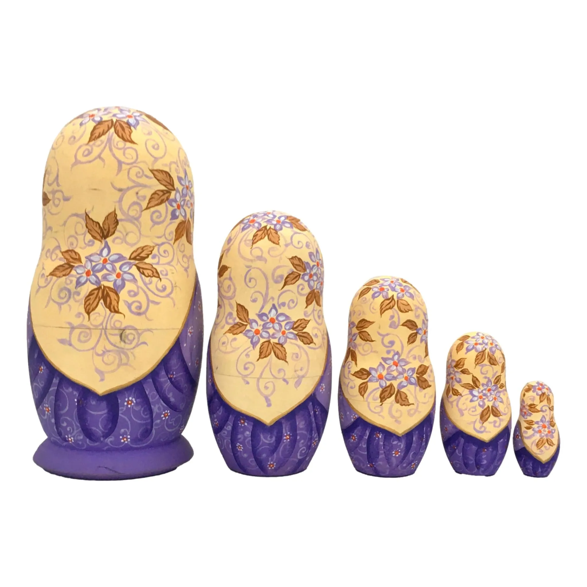 Authentic Russian Matryoshka Berries Harvest