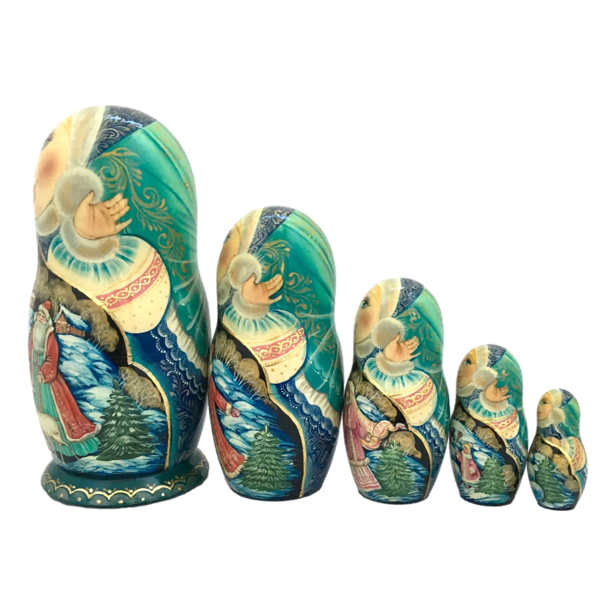 Authentic Russian Nesting Dolls Storyteller