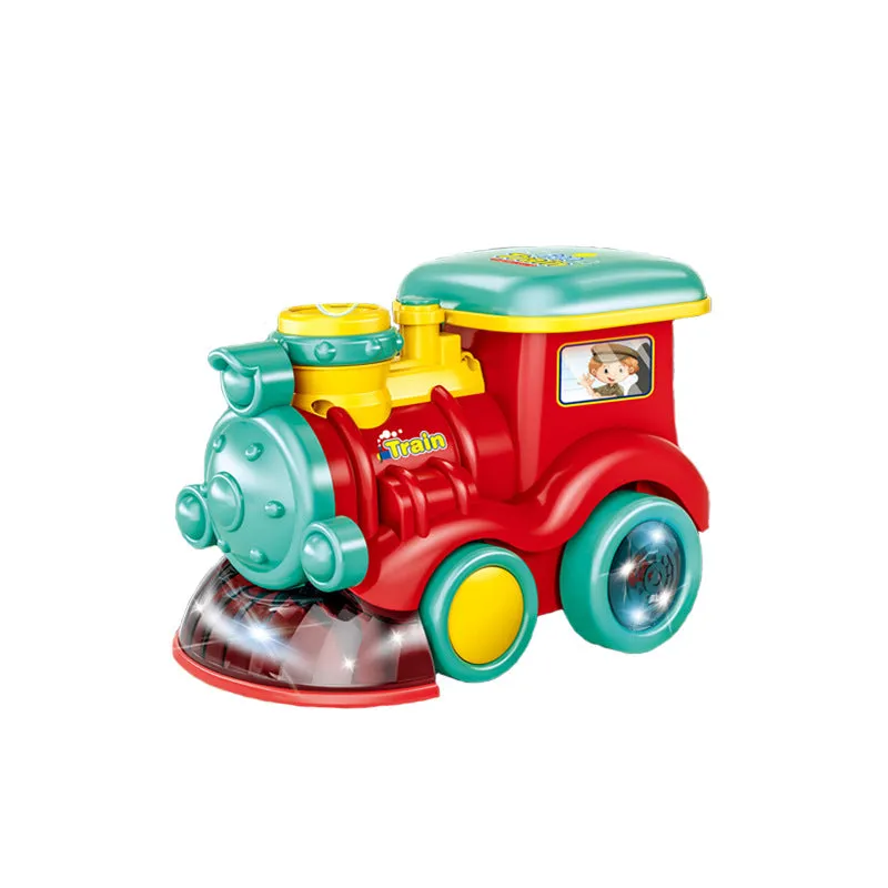 Automatic Bubble Machine Bubble Blowing Toy Train with Lights & Sound