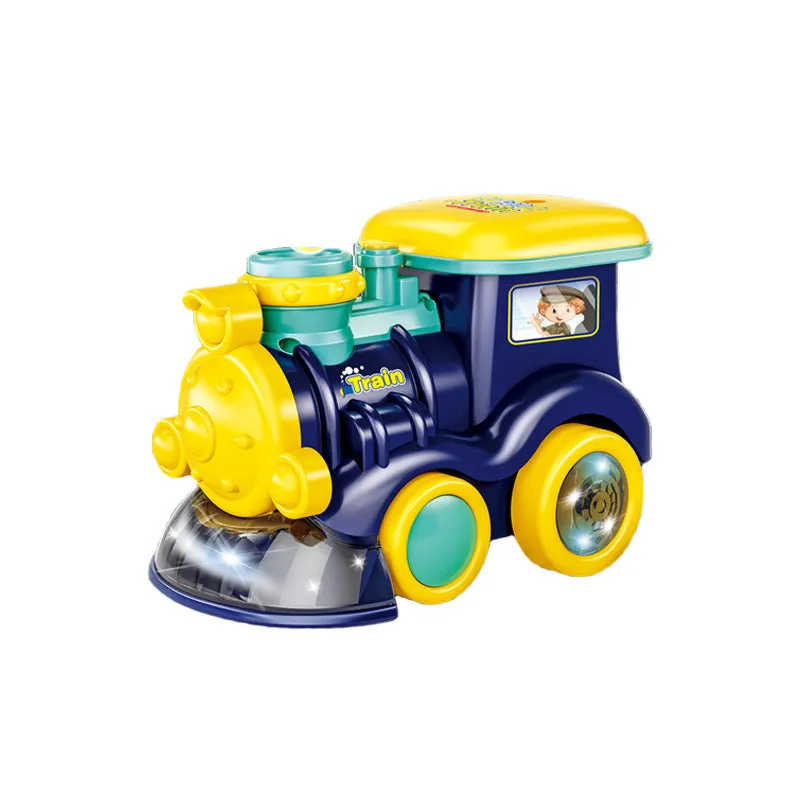 Automatic Bubble Machine Bubble Blowing Toy Train with Lights & Sound