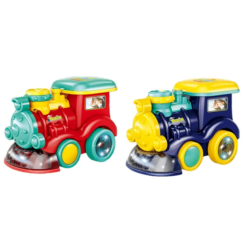 Automatic Bubble Machine Bubble Blowing Toy Train with Lights & Sound