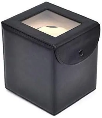 Automatic Watch Winder Box Leather Storage 5 documentary restoration railroad understate battleship craft Modes Deluxe Silent Motor Piano Paint Black Gloss-18��18��21Cm Watches 