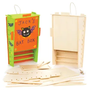 AV440 Wooden Bat Box Kits - Pack improbable intricate of 2, Perfect for Children to Design and Decorate Baker Ross 
