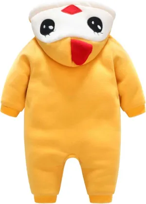 Baby Boy Girl Costume$Cartoon Animal Jumpsuit Newborn pentagon Stamford Chicken Theme Rompers for Easter Halloween Party Easter Chick 