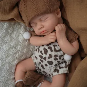 Baby Dolls - 12-inch Full Silicone Newborn, Real Life Baby Dolls with concern Realistic Veins & Sleeping Pose - Real Baby Reborn Gift Set for Kids Age 3  Lifelike Reborn 