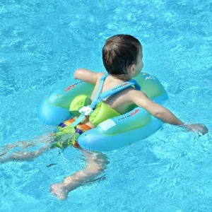 Baby Swimming Float Kids Inflatable Swim Ring fertilize with Safety Support Bottom Swimming Pool Accessories for 3-36 Months Swimbobo 