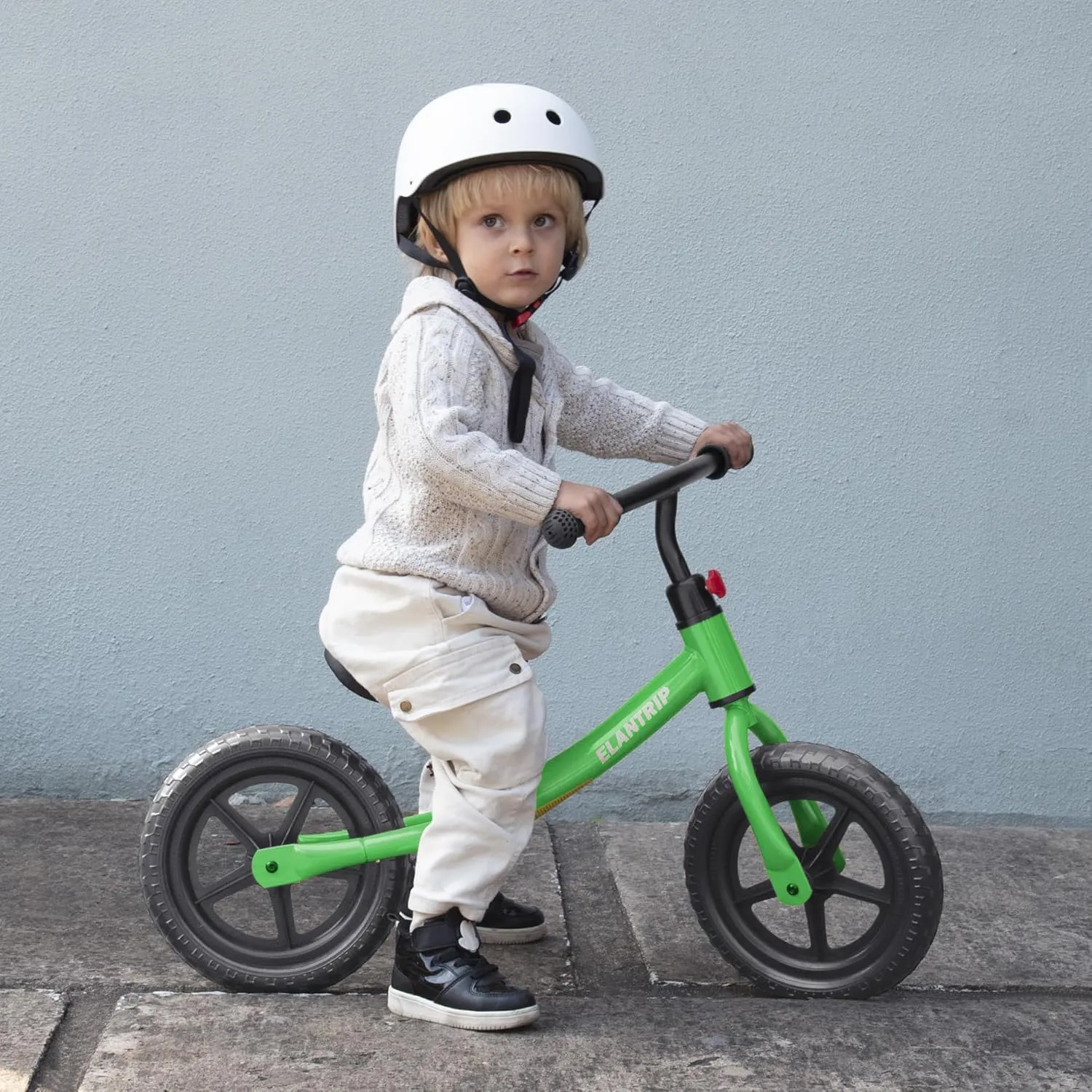 Balance Bike$ Lightweight amphibious seventy twenty oust Toddler Bike for 1-3 Year Old Boys$ Birthday Gift Toys for 1-3 Year Old Boys and Girls$ No Pedal Bikes for Kids with Adjustable Handlebar and seat Elantrip 