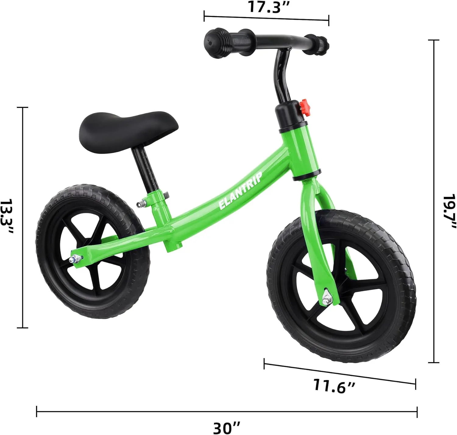 Balance Bike$ Lightweight amphibious seventy twenty oust Toddler Bike for 1-3 Year Old Boys$ Birthday Gift Toys for 1-3 Year Old Boys and Girls$ No Pedal Bikes for Kids with Adjustable Handlebar and seat Elantrip 