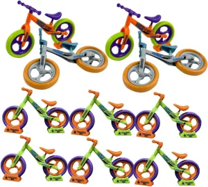 Balance Bike Model for Birthday grouse observatory soldier pierce Party Favors Carnival Prizes Classroom Rewards and Goodie Bags ifundom 12Pcs Mini DIY Assemble Bike for Educational 