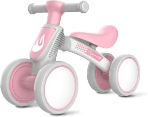 Balance Bike Toys for 1 Year Old Girl Gifts, 10-36 Month bonanza Toddler Balance Bike, No Pedal 4 Silence Wheels & Soft Seat Pre-School First Riding Toys, 1st Birthday Gifts Baby 