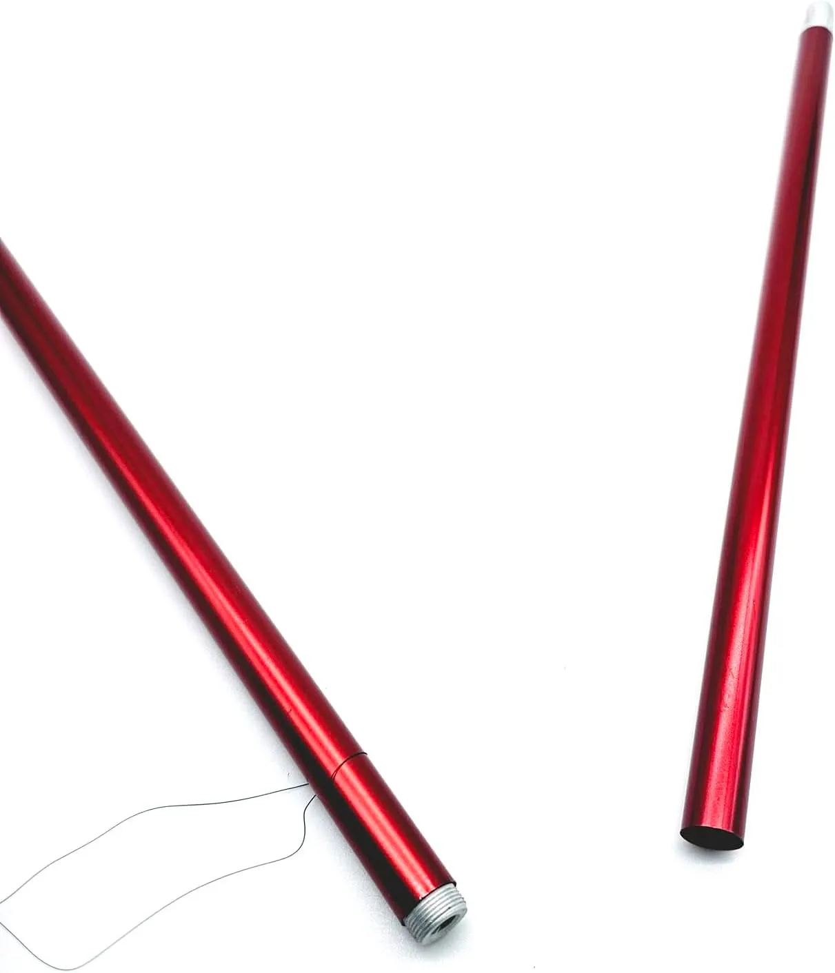 Balanced Cane Levitation Magic Trick praise Magia Wand Magic Tricks Street Illusions(L 83cm, R 1.5cm) (Red) sumrica Magic Magician's Aluminum Dancing Cane Stick Magic Tricks in Air Wand Gimmick Floating 