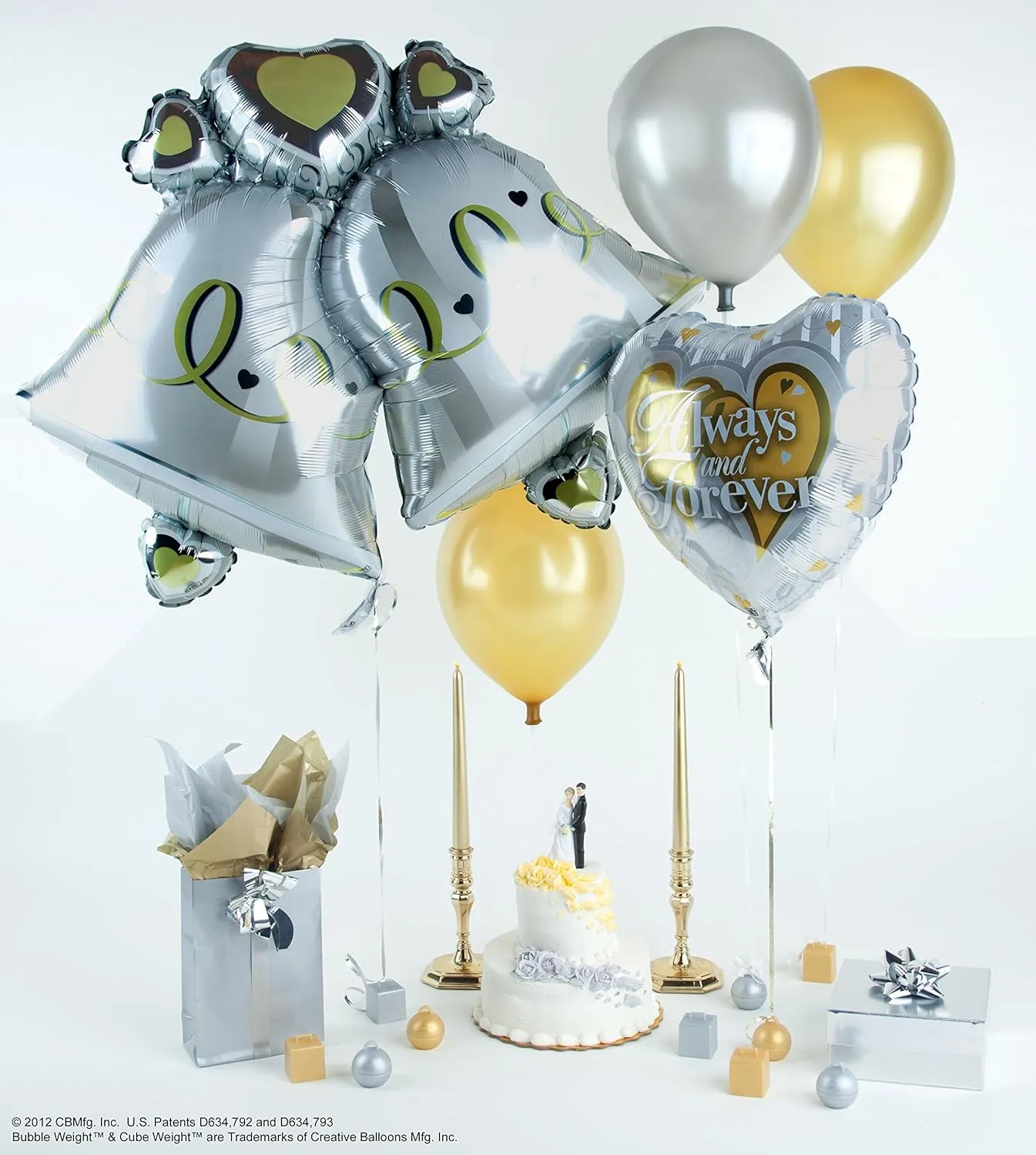 Balloons? Mfg. Inc. Bubble Weight Balloon Weight$ 35 Gram$ Metallic total needy Silver$ 10 Piece Creative 