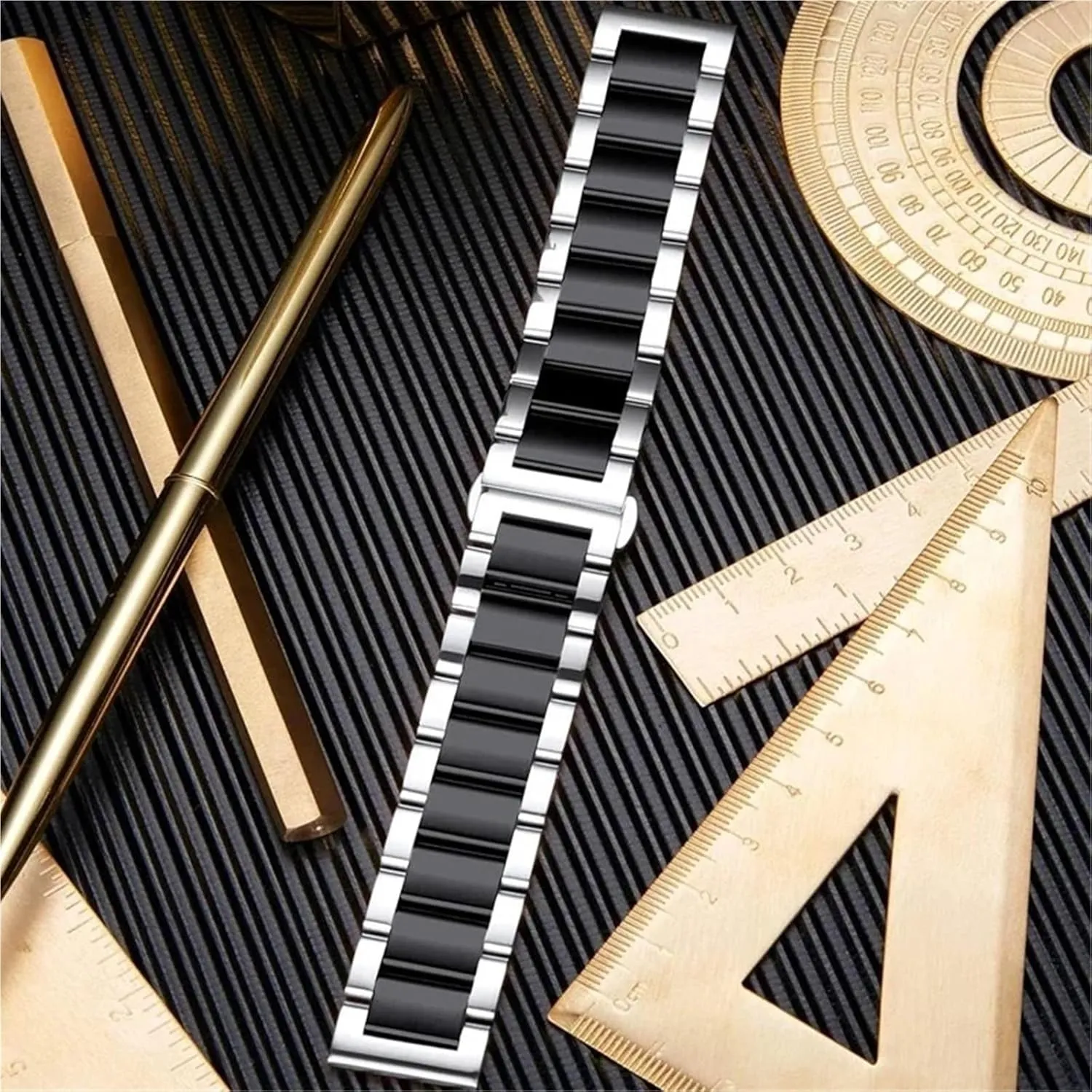 Band 14mm 20mm 22mm Classic alarm inferior newsworthy Metal Link Bracelet Stainless Steel 