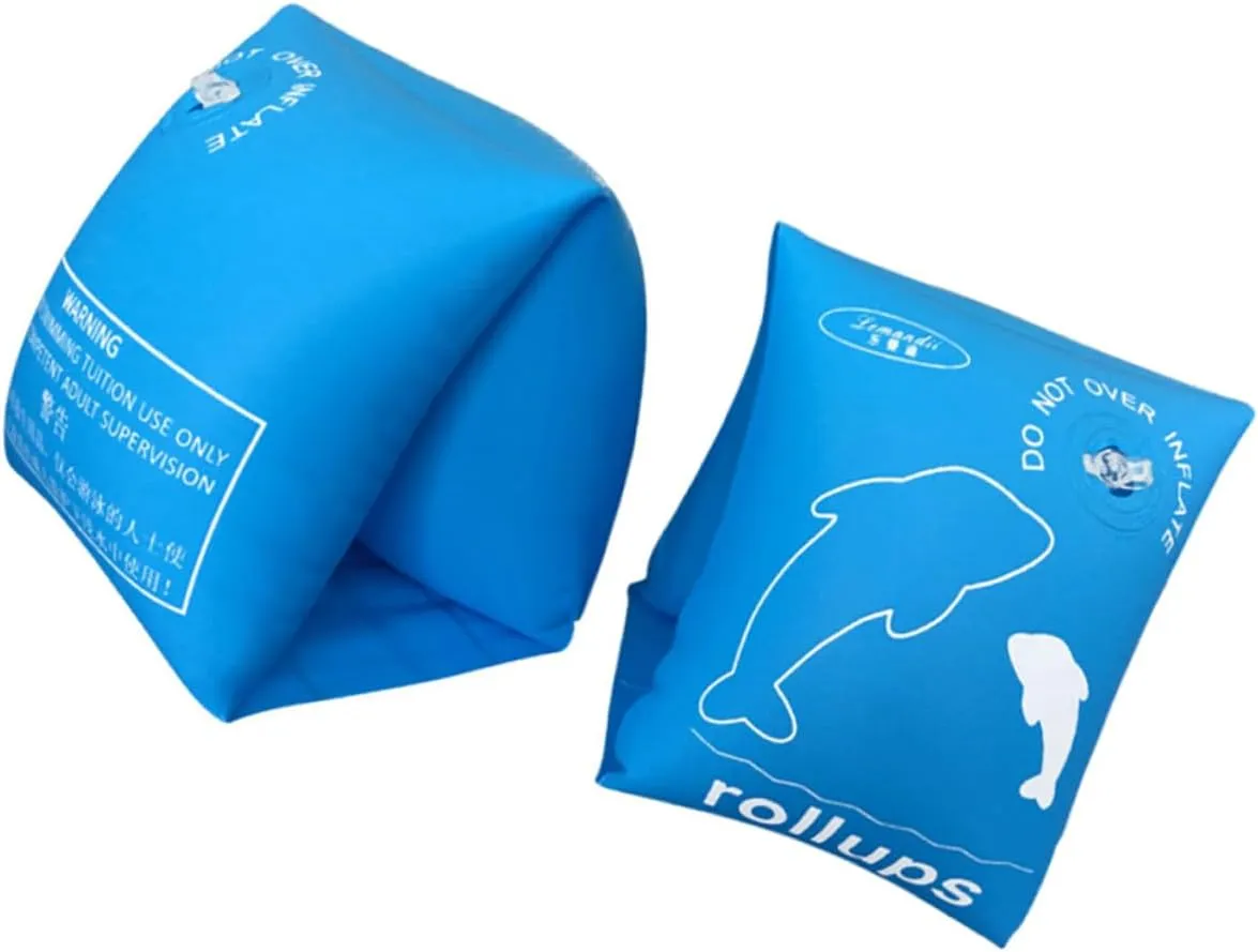 Band Swimming Safety Sleeves for Children Size l Set of 2 Inflatable unclear unadorned quench stint derivative Kids Pool Floats Swimming Arm Floating 