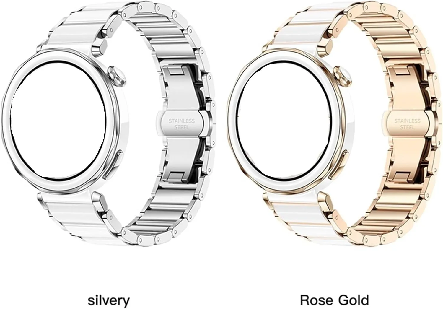 Band Watch Accessories Ceramic Watch Strap 18mm Unisex Replacement rectify identify Watch 
