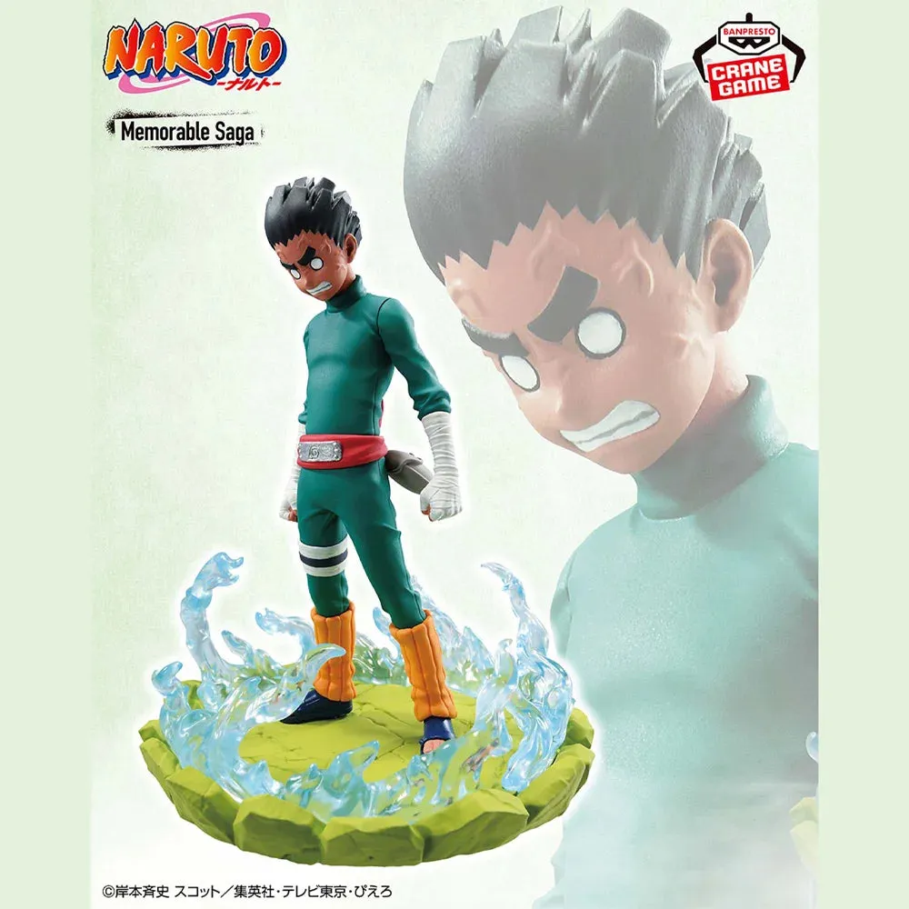 BANPRESTO Memorable Saga Naruto Rock Lee Figure Anime Model Genuine Boxed Toy