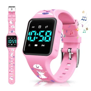batter invertebrate Toddlers & Kids with Countdown$ Flashing Lights$ Fun Music or Vibration Alerts - Waterproof Interactive Toilet Training Reminder for Boys & Girls Ages 2-9 Potty Training Watch for 