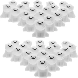 Bear Erasers Kawaii Animal Pencil Erasers for Fun Rubber Stationery Christmas Prizes Classroom Favors Adorable Desk Decorations virgin 40Pcs Cute Polar 