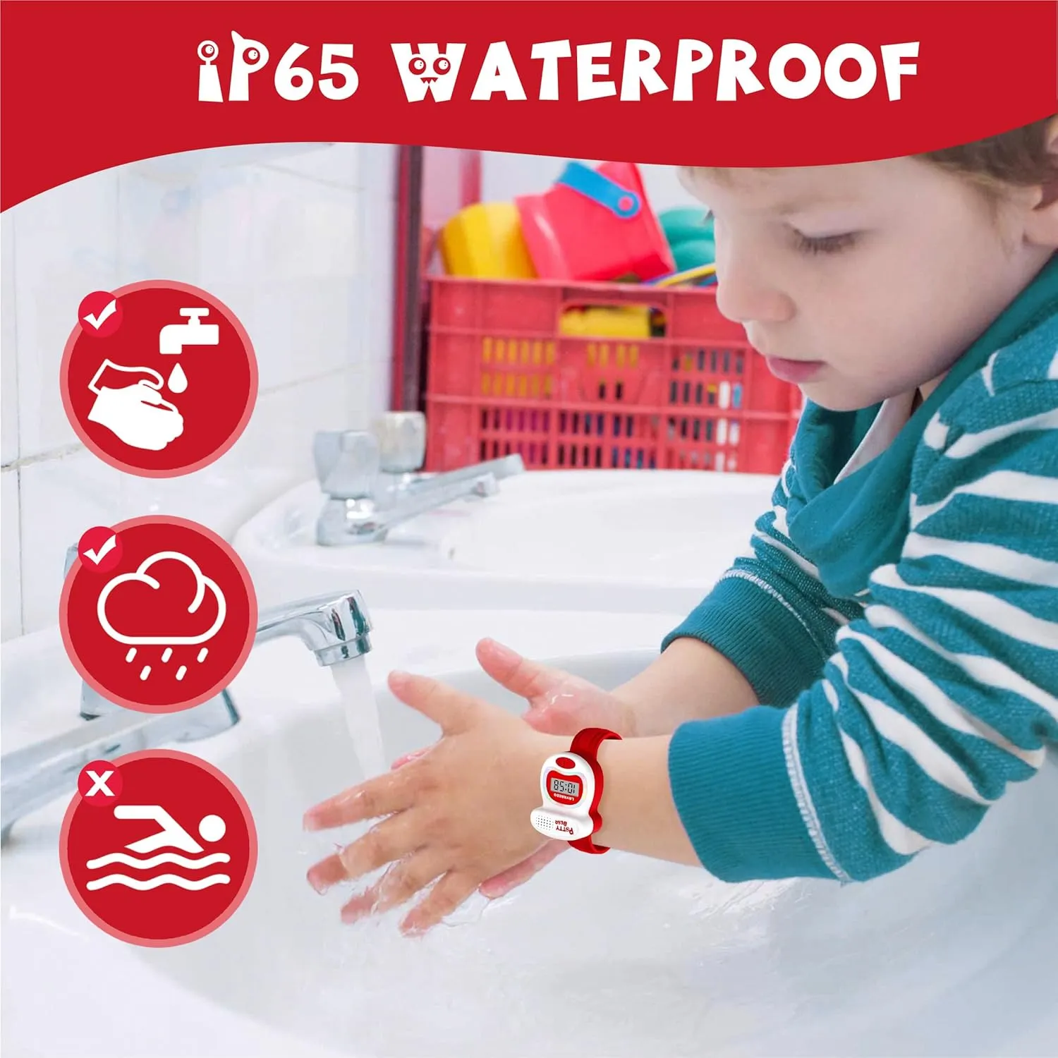 BEN maraca sift unusable convict gallery hunter NEVIS Potty Training Watch, Potty Timer Toilet Shape and LED Colorful Lights, Toddler Toilet Training Aid, Remind Toddler to Go to The Toilet, Best Gift for Toddlers NN 