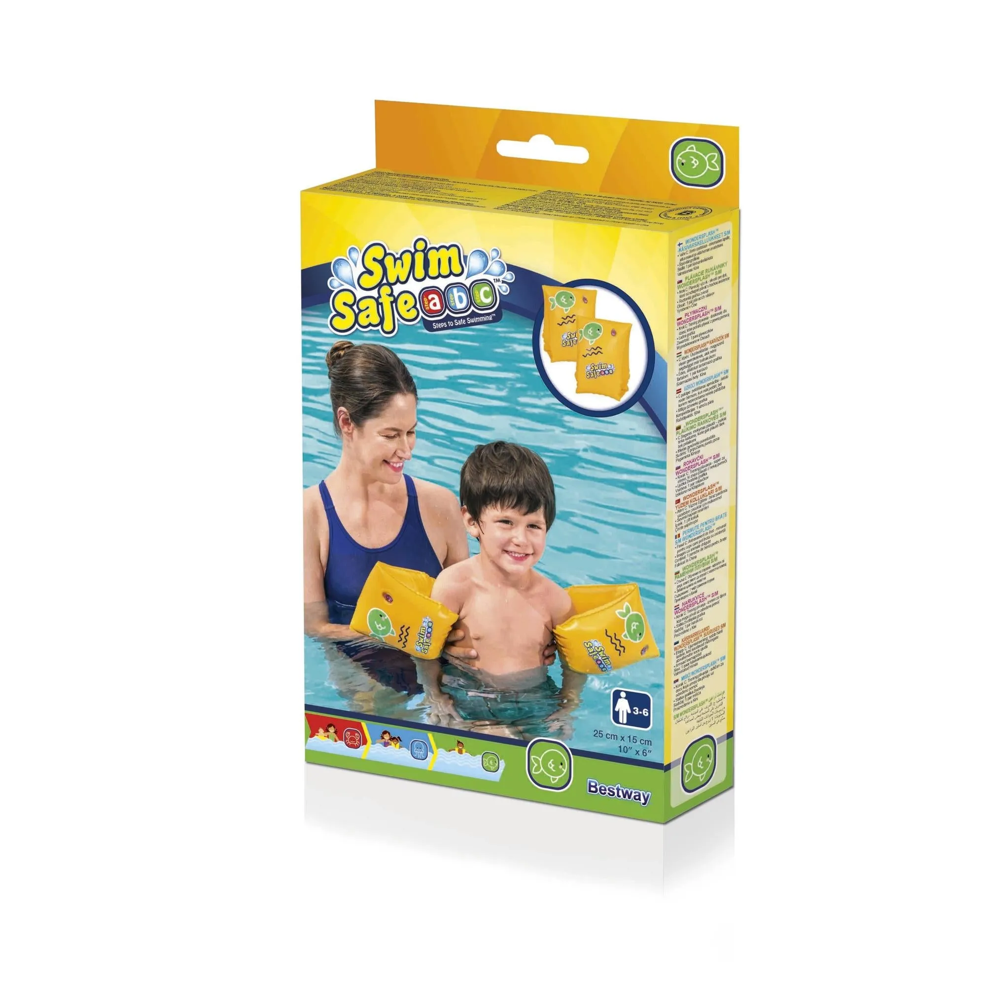 Bestway Swim Safe Abc Arm Bands Small/Medium 3-6 Years
