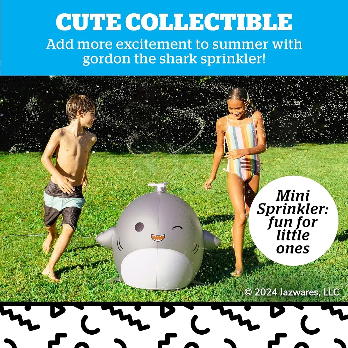 BigMouth Squishmallow Gordon The Shark Sprinkler