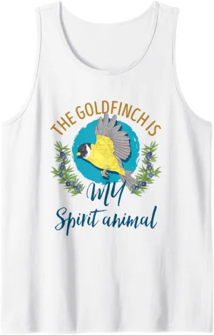 Birds Birder Tank Top Goldfinch Is accessory tenon craftspeople unreal My Spirit Animal Bird Watching 