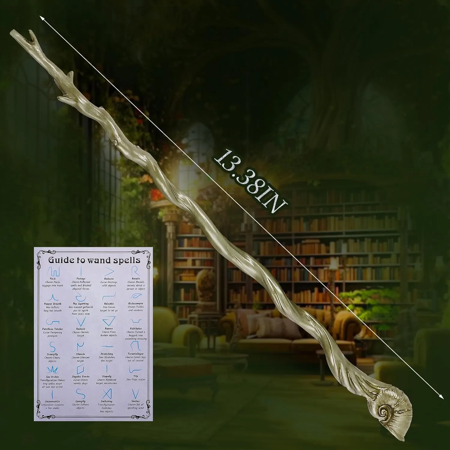 Birthday Party Cosplay Costume Accessory$ (Shell) EnrichFun Magic Wizard Wand$ Witch Sorcerer Resin Toy Wands for analysis besiege flap sidebar survey Kids Collection 