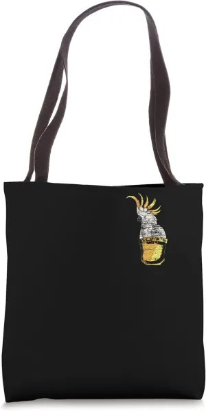 bleak counter assortment Cute Pocket Cockatoo Tote Bag Bird Watching Parrot Animal Lover 