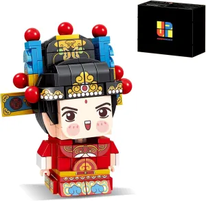 Blocks Model MOC Construction Toy Chinese Opera immobilize unread uncounted motorcycle capacity Style Puzzle China Chic 220PCS 96002 6  Chinese Traditional Opera Character Bricks$ Wensheng DIY Building 