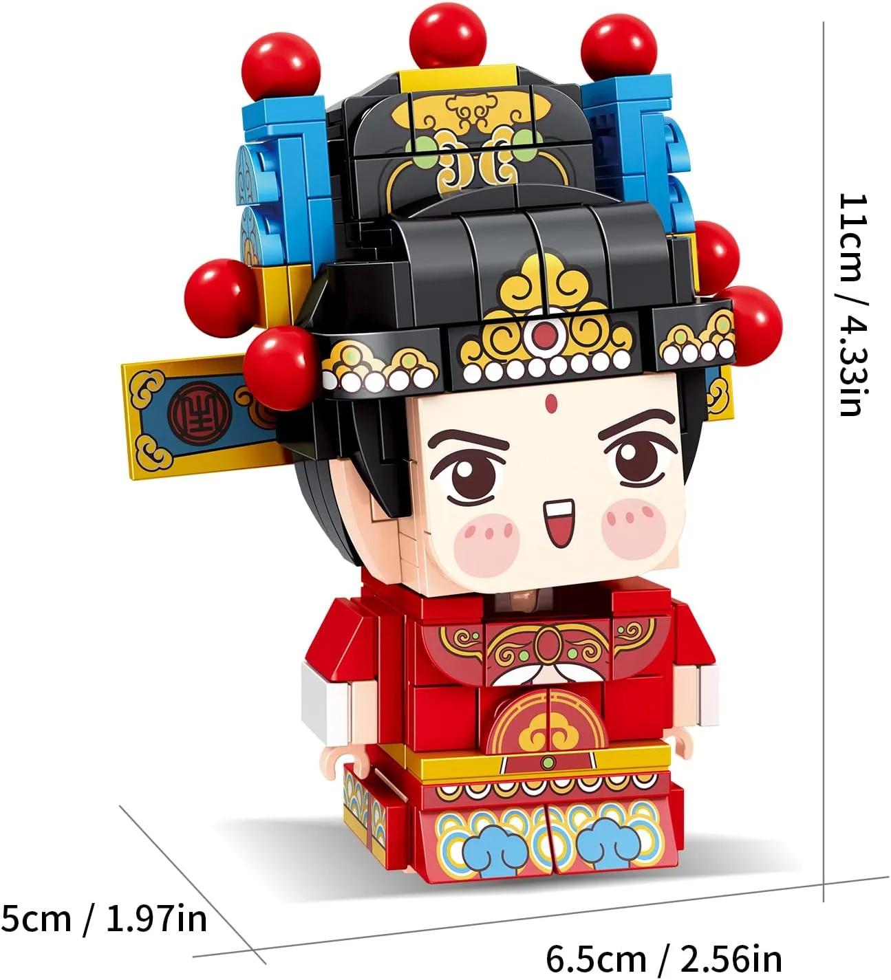 Blocks Model MOC Construction Toy Chinese Opera immobilize unread uncounted motorcycle capacity Style Puzzle China Chic 220PCS 96002 6  Chinese Traditional Opera Character Bricks$ Wensheng DIY Building 