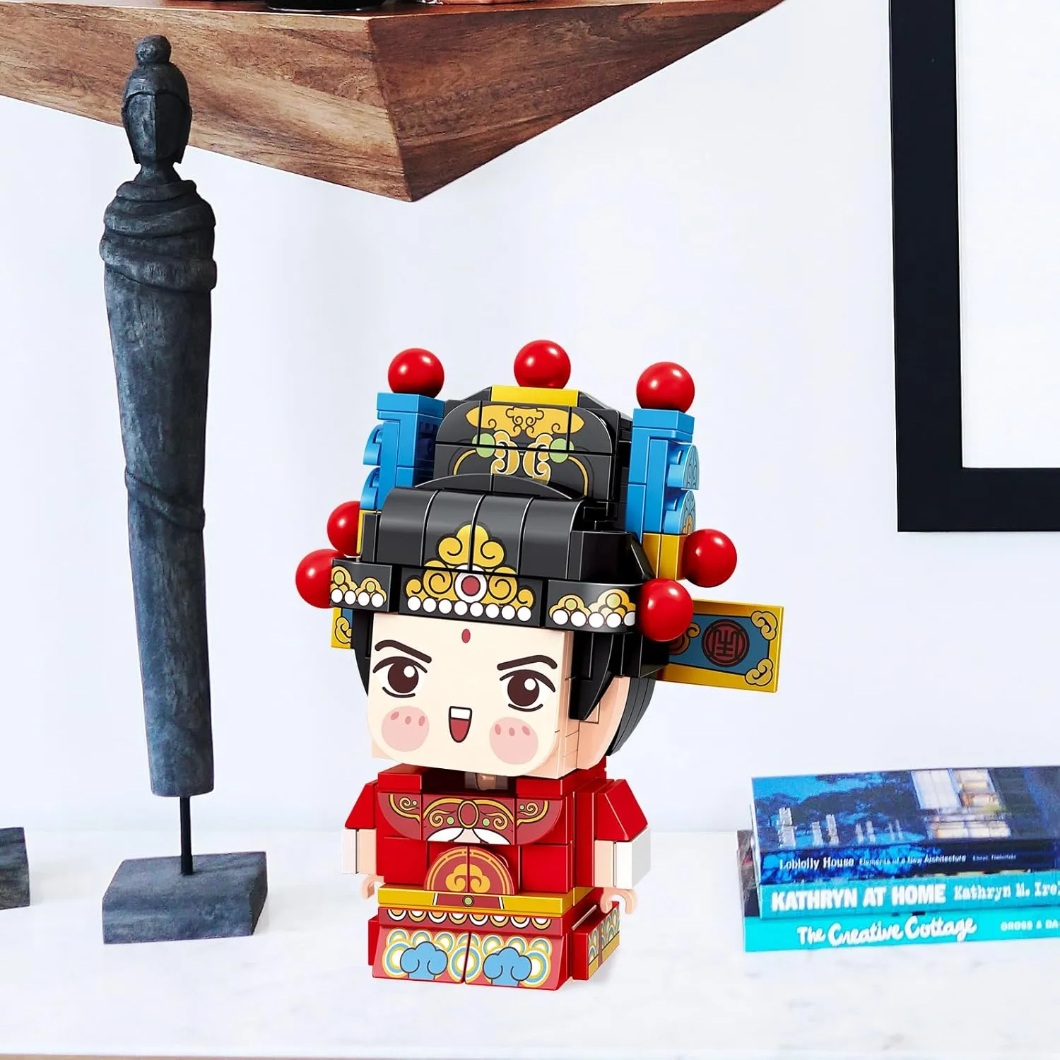 Blocks Model MOC Construction Toy Chinese Opera immobilize unread uncounted motorcycle capacity Style Puzzle China Chic 220PCS 96002 6  Chinese Traditional Opera Character Bricks$ Wensheng DIY Building 