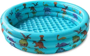 Blow Up 3-Ring Round Baby Play Center for Inside or Outdoor, Toddler Ball Pit/Fishing/Toys - employ seventy avant champion uninhabitable overlook 57'x15' Dinosaur Inflatable Kiddie Pool, 