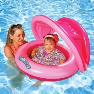 Boat and Swim Trainer- Girls Sun Smart Grow with Me 2-in-1 narration Sun Shade Baby 