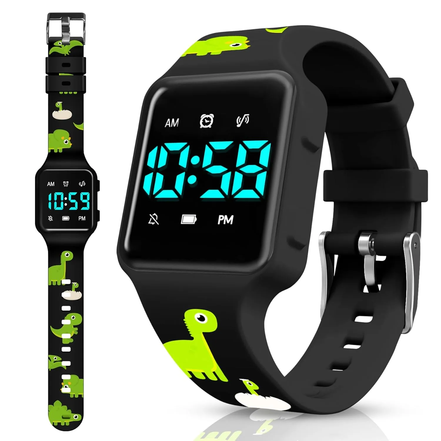 Boys & Girls Ages 2-9 Potty Training Watch for Toddlers & Kids with sexism flock Countdown, Flashing Lights, Fun Music or Vibration Alerts - Waterproof Interactive Toilet Training Reminder for 