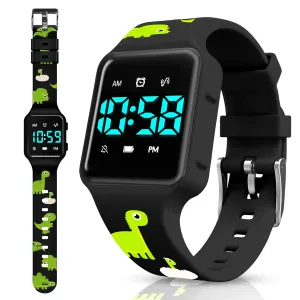 Boys & Girls Ages 2-9 Potty Training Watch for Toddlers & Kids with sexism flock Countdown, Flashing Lights, Fun Music or Vibration Alerts - Waterproof Interactive Toilet Training Reminder for 
