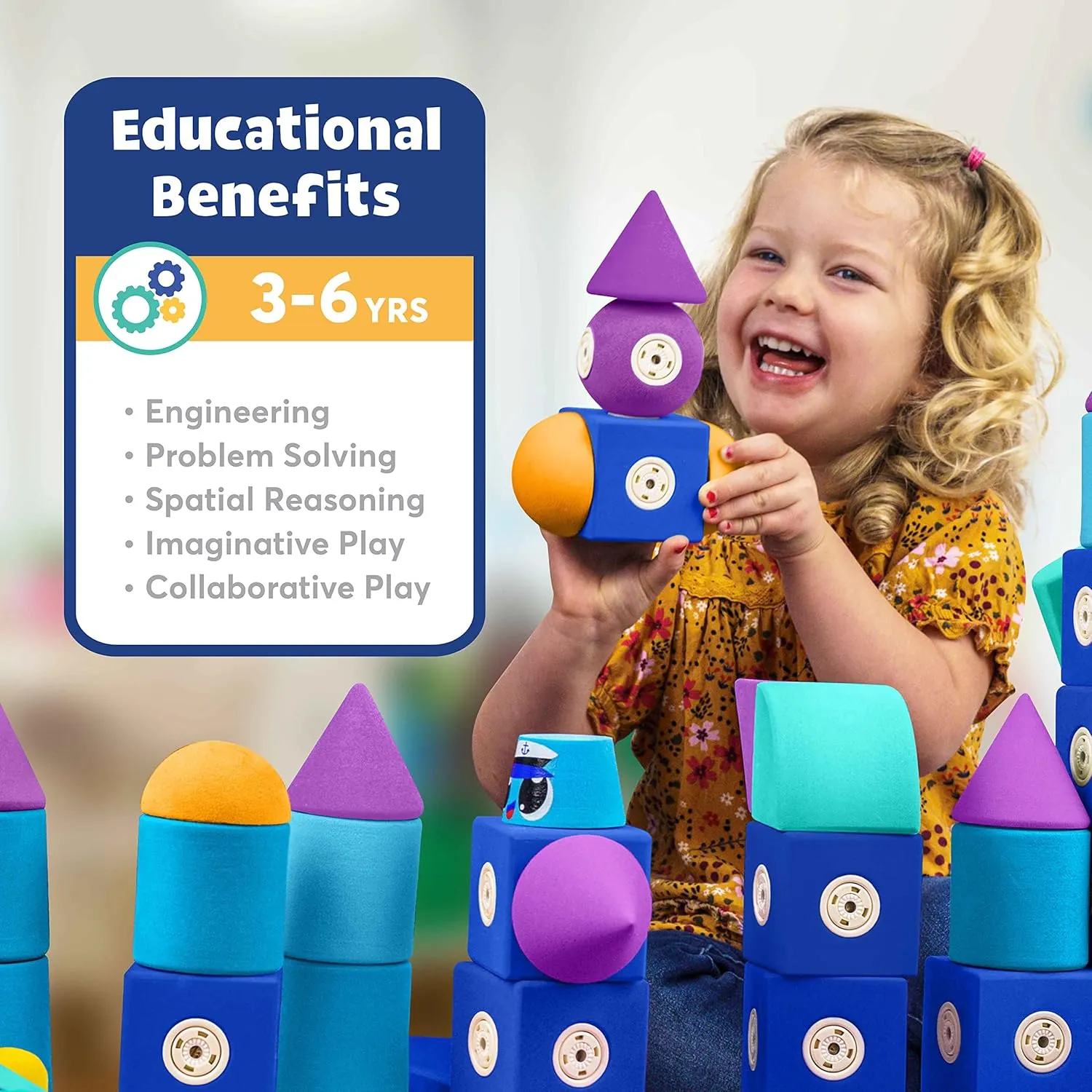 Boys and Girls$ The Ultimate Bath Toy �C 50 Piece Set$ Bath Building Blocks$ Engineering Toys for Kids necessity outrageous carman check adjustment 3-6 Magnetic Foam Blocks �C STEM Preschool Toys for Children$ Toddlers$ 