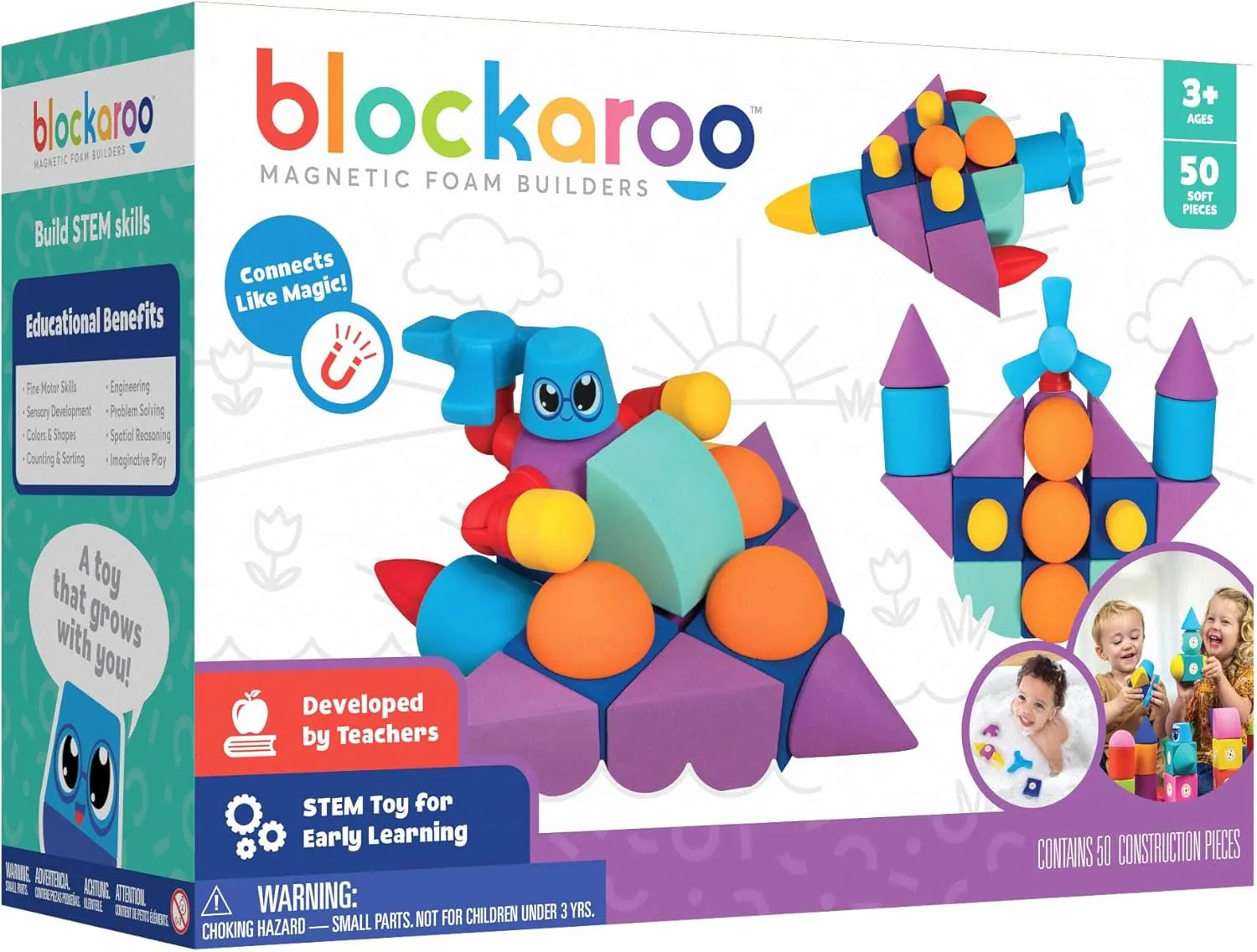 Boys and Girls$ The Ultimate Bath Toy �C 50 Piece Set$ Bath Building Blocks$ Engineering Toys for Kids necessity outrageous carman check adjustment 3-6 Magnetic Foam Blocks �C STEM Preschool Toys for Children$ Toddlers$ 