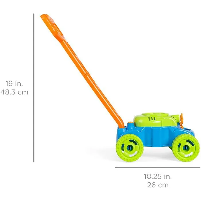 Bubble Blowing Lawn Mower with Bubble Solution